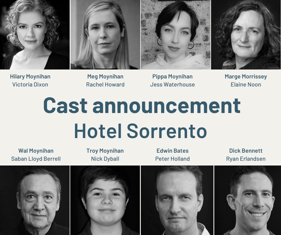 The cast of REP's production of Hotel Sorrento